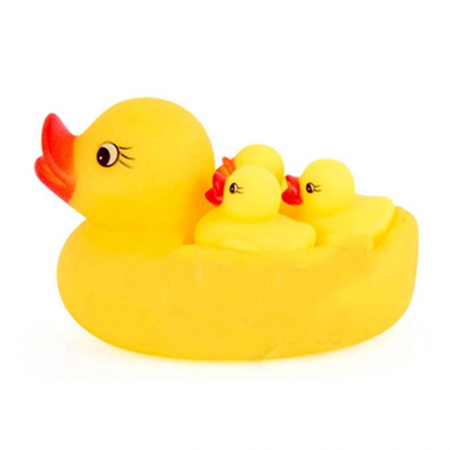 Floating Rubber Duck Family Bath Toys